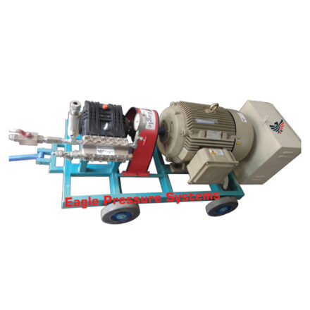 Motorized hydro test pump system UP to 1000 bar Pressure